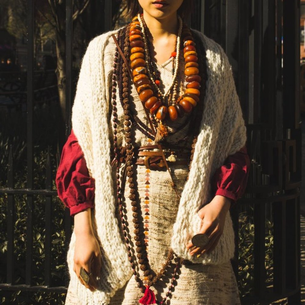 Matta NY Natalia scarf 100% Hand Spun Alpaca